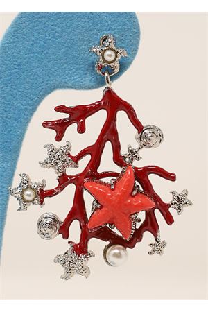 Earrings with red coral Preziosi di Capri | FMRI60ROSSO